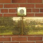 Małe Soleczniki - talica upamiętniajaca rekordowy przelot Tadeusza Góry